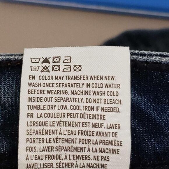 American Eagle AE Jeans Mens Size 29x32 Flex Slim Straight Blue Stretch - Picture 11 of 12